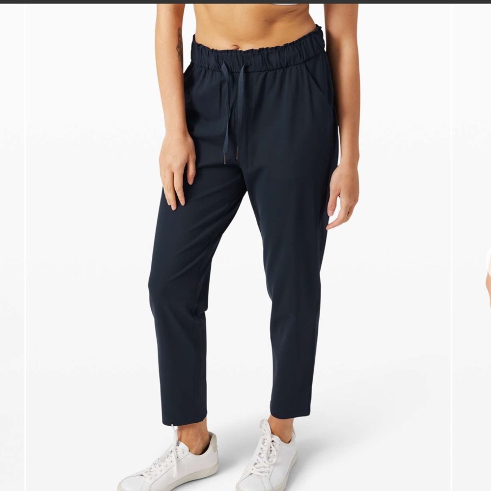 Lululemon Athletica Keep Moving True Navy Drawstring Pants